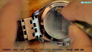 TISSOT PRC 100 P870/970 watch battery replace