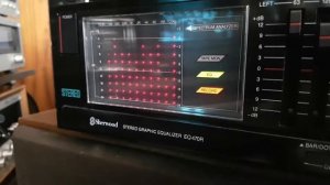 Sherwood stéréo graphic equalizer EQ 470R spectrum analyzer 18 bandes vintage audio crazy Eugène