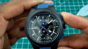 Bulova 98B380 Maquina Sport Blue Chronograph