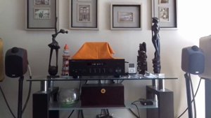 Bowers & Wilkins LM1 and Yamaha RS-500 audio test