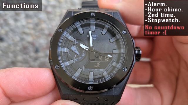 Skmei 2103 "CasiOak" variation Analog-Digital watch review  #skmei #skmeiwatch #gedmislaguna