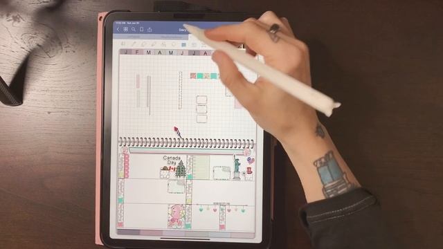 DIGITAL Plan With Me • July 1-7 (feat. CWGraphicDesignsCo)