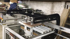 Работа сверлильно-присадочного станок Maggi Boring System 46