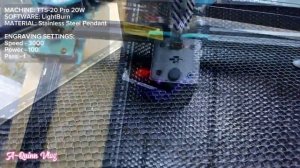 TwoTrees TTS-20 Pro 20W | Laser Engraving on Stainless Steel | A-Quinn Vlog