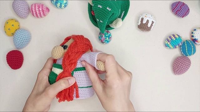 Гномы  (видеообзор)  Вязание крючком   Gnomes  A pattern preview