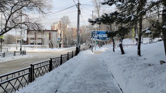 377. г. Хабаровск.  Кинотеатр Гигант - Центральный рынок. 01.02.25.