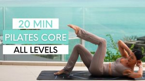 Move with Nicole - 20 MIN PILATES CORE & ABS WORKOUT || At-Home Pilates For All Levels