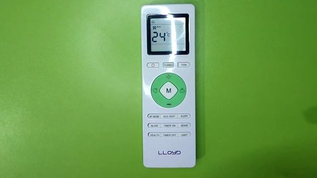 How to use Lloyd inverter ac remote control function in hindi