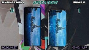 iPhone 15 vs Samsung Z Fold 6 | Speedtest & Camera Comparison
