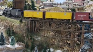 Soo Line 1003 with a local @ the Twin City Model Railroad Museums O-scale layout.