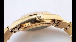 Vintage 1980's Rolex Oyster Perpetual DateJust 18ct Watch