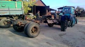 Зил-130 с двигателем СМД (стадия сборки)("Воскресенская МТБС")