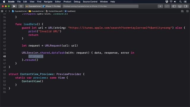(OLD) Sending and receiving Codable data with URLSession and SwiftUI – Cupcake Corner 2/8 смотреть онлайн
