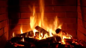 Fireplace 1 hour || ОГОНЬ В КАМИНЕ ГОРИТ 1 ЧАС