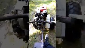 мотоблок с тележкой