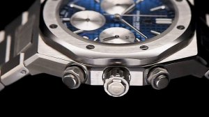 Стальные наручные часы с датой водонепроницаемые с синим циферблатом Pagani Design PD-1707