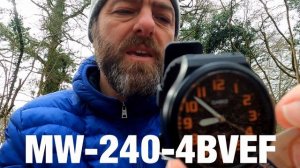 CASIO MW-240 Analogue Watch Unboxing
