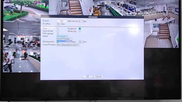 CCTV Camera System Installation- How to turn on alarm sound for techage poe system - camera - nvr