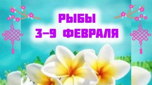 РЫБЫ. Неделя 3-9 февраля.