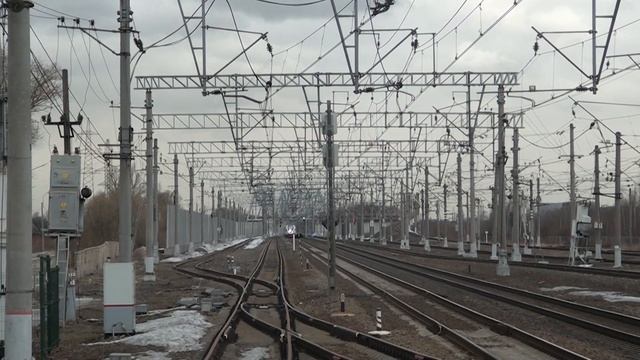 ЭВС1-18 "Сапсан" сообщением Санкт-Петербург - Москва следует через ст. Славянка смотреть онлайн