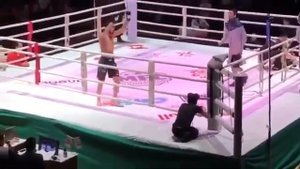 Казах порвал Мангола за неуважение в ринге.