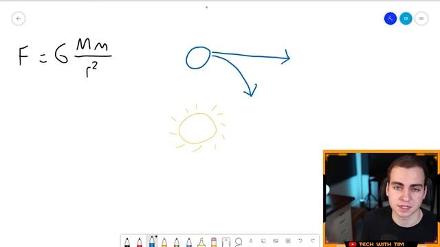 Planet Simulation In Python - Tutorial смотреть онлайн