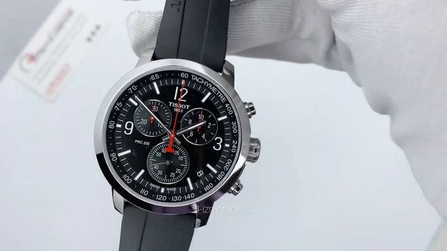 Обзор часов Tissot PRC 200 Chronograph T114.417.17.057.00 смотреть онлайн