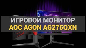 Обзор игрового монитора AOC Agon AG275QXN