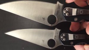 Spyderco Paramilitary 2, оригинал VS реплики разного качества