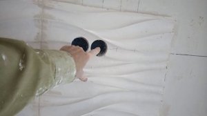 Разметка для розеток в гипсовых панелях 3 Д