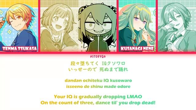 【FANMADE FULL VER + MIKU】混沌ブギ (Konton Boogie) / ワンダーランズ×ショウタイム × 初音ミク 歌詞 Color Coded Lyrics プロセカ