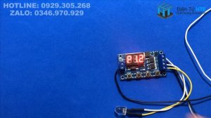 Mạch tạo trễ đóng ngắt theo chu kì MOSFET hiển thị LED XY-J04