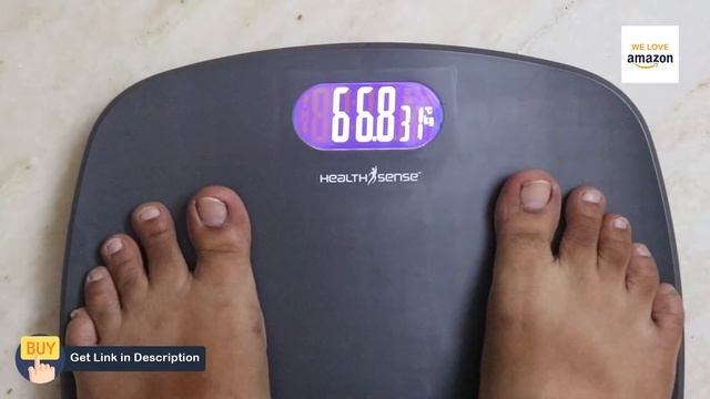 HealthSense Ultra Lite PS 126 Digital Personal Body Weight Scale