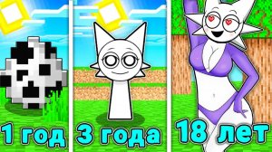 КАК МЕНЯЛАСЬ ДЕВУШКА СПРУНКИ ВЕНДА В МАЙНКРАФТ?