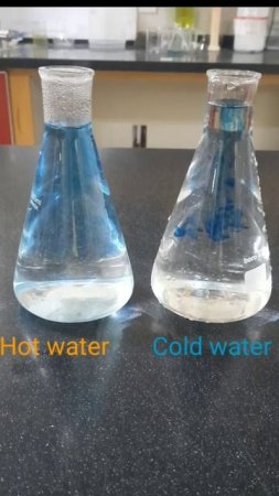 Hot and cold Water molecules #shorts #diffusion #science #experiment #scienceexperiments