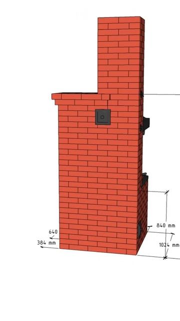 ♨️Печь Шведка #shorts #stove #sketchup #3dmodel #печь #печьдлядома