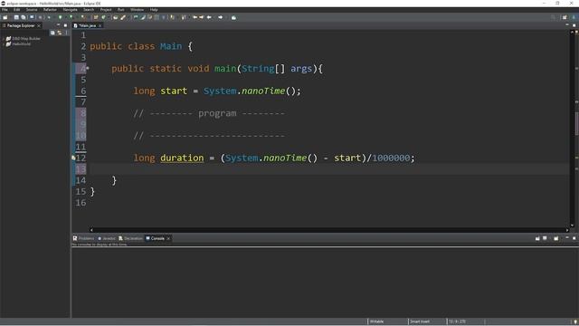Как рассчитать ВРЕМЯ ВЫПОЛНЕНИЯ в Java // How to calculate EXECUTION TIME in Java смотреть онлайн