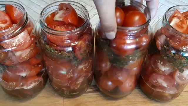 Невероятно Вкусные Маринованные Помидоры на зиму///🍅🍅🍅 смотреть онлайн