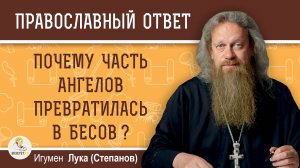 ПОЧЕМУ ЧАСТЬ АНГЕЛОВ ПРЕВРАТИЛАСЬ В БЕСОВ ?  Игумен Лука (Степанов)