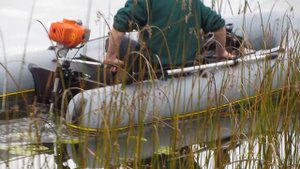 лодочный мотор на базе двигателя от китайской мотокосы