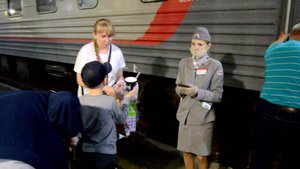 Посадка на поезд 191 Челябинск - СПб на станции Екатеринбург-Пасс.