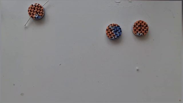 Puzzle Buttons Earrings + Bracelet Polymer Clay Tutorial