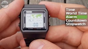 Skmei 1338 World Time Unboxing and review