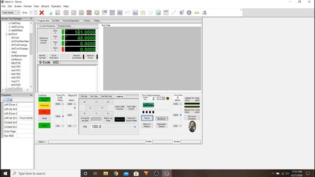 How to create a custom Mach 4 button to move the CNC out of your way смотреть онлайн
