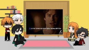 Harry Potter react to Hermiona as Elena Gilbert/Реакция на Гермиону Грейджер, как Елена Гилберт 2/2