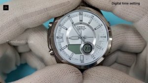 How to set time on Casio AMW-810 (5533).TrendWatchLab.