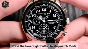 How to Set Seiko Perpetual SPC133P1 | TIME | Date | Alarm | Stopwatch  @timewatchdc