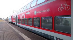 Европейские поезда в Германии: Вектроны ТЭ109 IC S-Banh Дрезден-Штрелен|railway spotting in Dresden