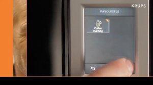 KRUPS EA850B One Touch Cappuccino -  favorietenmenu