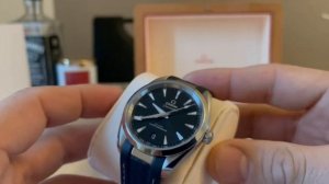 Unboxing Omega Seamaster AQUA TERRA 150M 220.12.38.20.01.001 #omega #seamaster #aquaterra